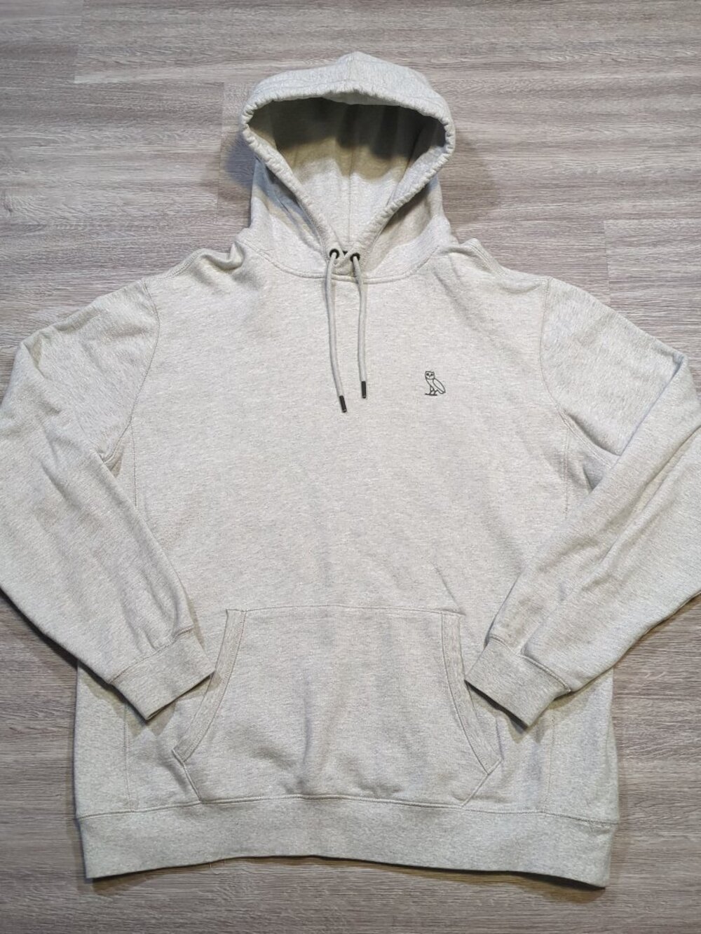 OVO Pullover Hoodie Men's 2XL XXL Grey Logo Drake